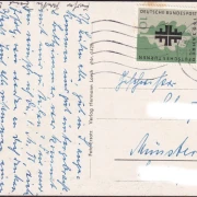 AK Bad Salzuflen, Altes Bürgermeisterhaus, gelaufen 1958