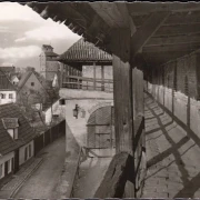 AK Nördlingen, Alte Bastei, gelaufen 1959