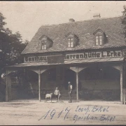 AK Nürnberg, Gaststätte Herrnhütte, Leonhard und Christian Erkel, ungelaufen-datiert 1917