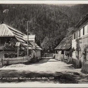 AK Loiblpass, Gasthaus Deutsch Peter, gelaufen