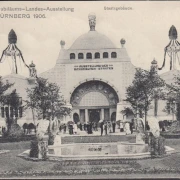 AK Nürnberg, Jubiläums Landes Ausstellung, Staatsgebäude, ungelaufen