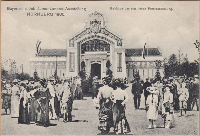 AK Nürnberg, Jubiläums Landes Ausstellung, Forstausstellung, ungelaufen