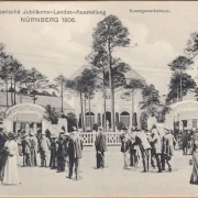 AK Nürnberg, Jubiläums Landes Ausstellung, Kunstgewerbehaus, ungelaufen