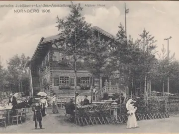 AK Nürnberg, Jubiläums Landes Ausstellung, Algäuer Haus, ungelaufen