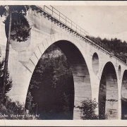 AK Zirl, Vorberg Viadukt, Mittenwaldbahn, Tunneleinfahrt, ungelaufen