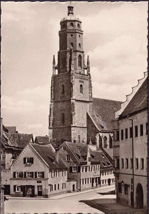 AK Nördlingen, St. Georgskirche, ungelaufen