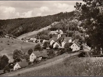 AK Oberwarmensteinach, Stadtansicht, gelaufen 1971