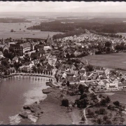 AK Altshausen, Fliegeraufnahme, gelaufen 1958