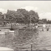 AK Oranienburg, Gaststätte am Lehnitzsee, gelaufen