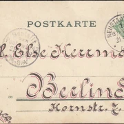 AK Gruss aus Neustadt, Kriegerdenkmal, gelaufen 1898