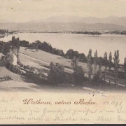 AK Wörthersee, Unteres Becken, gelaufen 1898