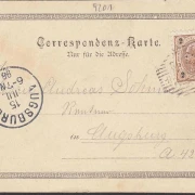 AK Wörthersee, Unteres Becken, gelaufen 1898