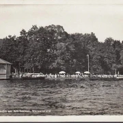 AK Pörtschach, Werzerstrand, Bootshaus, Pavillon, Promenade, ungelaufen