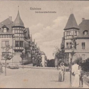 AK Eisleben, Schönerstedtstraße, ungelaufen