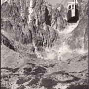 AK Vysoke Tatry, Hohe Tatra, Seilschwebebahn zur Lomnitzer Spitze, gelaufen 1970