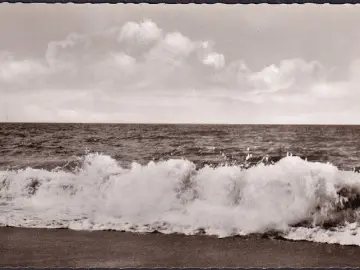 AK Niendorf, Sturm an der See, gelaufen 1966