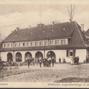 AK Recklinghausen, Vestische Jugendherberge, gelaufen 1927