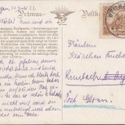 AK Oberammergau, Dorfpartie, Dt. Reich Mi.Nr. 114b, gelaufen 1922