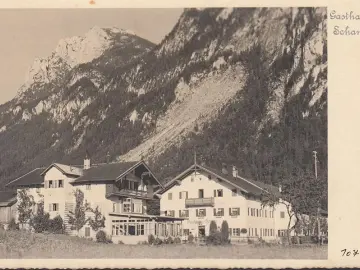 AK Kufstein, Gasthaus Schanz, gelaufen 1942