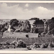 AK Waltershausen, Posterholungsheim Schloss Waltershausen, gelaufen 1955