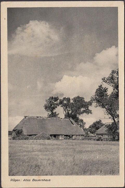 AK Rügen, Altes Bauernhaus, ungelaufen