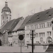 AK Sangerhausen, Markt, Kirche, ungelaufen