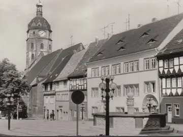 AK Sangerhausen, Markt, Kirche, ungelaufen