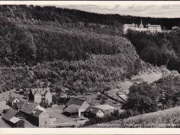 AK Beringhausen, Gutshof und Heilstätte, Gasthof Friedlinghausen, gelaufen 1955