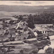 AK Gutenstein, Stadtansicht, Eisenbahnbrücke, ungelaufen