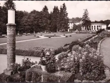 AK Villingen, Im Kurpark, gelaufen 1964