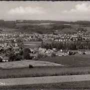 AK Burgkunstadt, Stadtansicht, Bahnpost, gelaufen