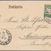 AK Ansbach, Gumbertuskirche, gelaufen 1907