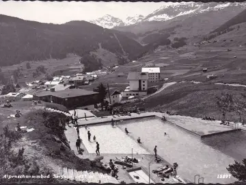 AK Serfaus, Alpenschwimmbad, ungelaufen