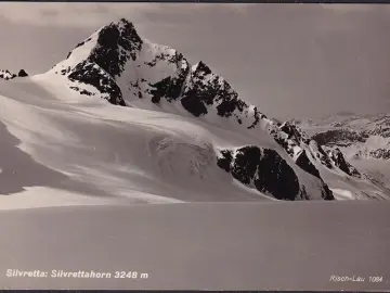 AK Silvretta, Silvrettahorn, gelaufen 1959