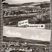 AK Gruss aus Kreuztal, Stadtansichten, gelaufen 1975