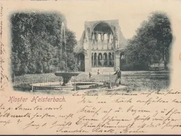 AK Königswinter, Kloster Heisterbach, gelaufen 1898