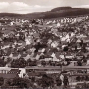 AK Weidenau, Dautenbach Siedlung, Vogelgesanggebiet, Stadtansicht, gelaufen 196?