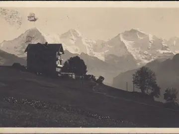 AK Beatenberg, Aenisbühl, gelaufen 1910