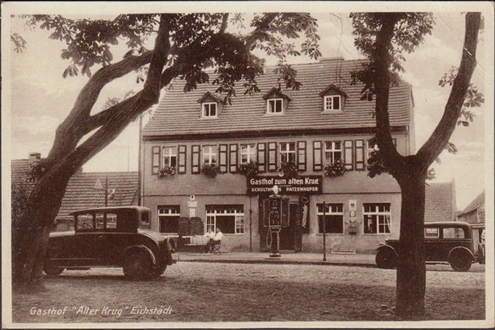 AK Eichstädt, Gasthaus zum Alter Krug, ungelaufen-datiert 1939