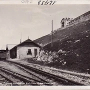 AK St. Wolfgang, Schafberg Zahnradbahn Bahnstation mit Hotel, ungelaufen