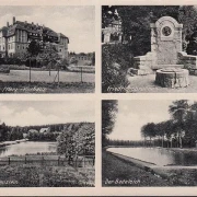 AK Friedrichsbrunn, Kurhaus, Forsthaus, Badeteich, Brunnen, ungelaufen