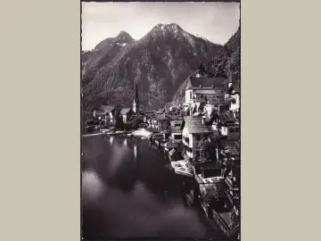 AK Hallstatt, Stadtansicht, ungelaufen