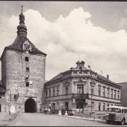 AK Pelhrimov, Rynarecka Tor, Reisebus, gelaufen 1965