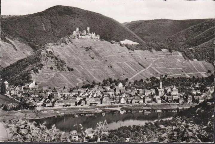 AK Alken, Stadtansicht, Gasthaus und Pension Josef Hürter, ungelaufen