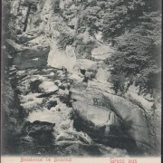 AK Gruss aus dem Harz, Bodekessel im Bodetal, ungelaufen