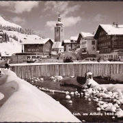 AK Lech, Am Arlberg, Hotel Krone, Pfefferkorn, Hotel Tannbergerhof, ungelaufen