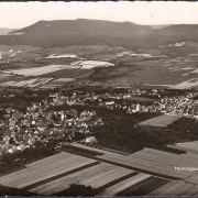 AK Heiningen, Fliegeraufnahme, Stadtansicht, gelaufen