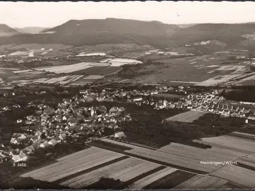 AK Heiningen, Fliegeraufnahme, Stadtansicht, gelaufen