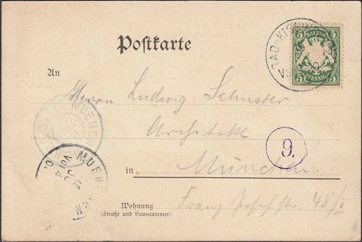 AK Bad Kissingen, Konversationsgebäude, gelaufen 1902