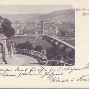 AK Gruss aus Hann. Münden, Stadtansicht, gelaufen 1899